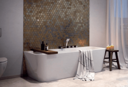 frittstående badekar