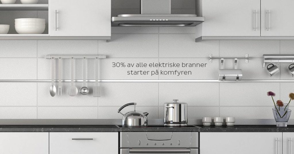 Komfyr med fakta om brann